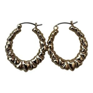 Hoop Earrings, Gold New